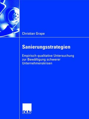 cover image of Sanierungsstrategien